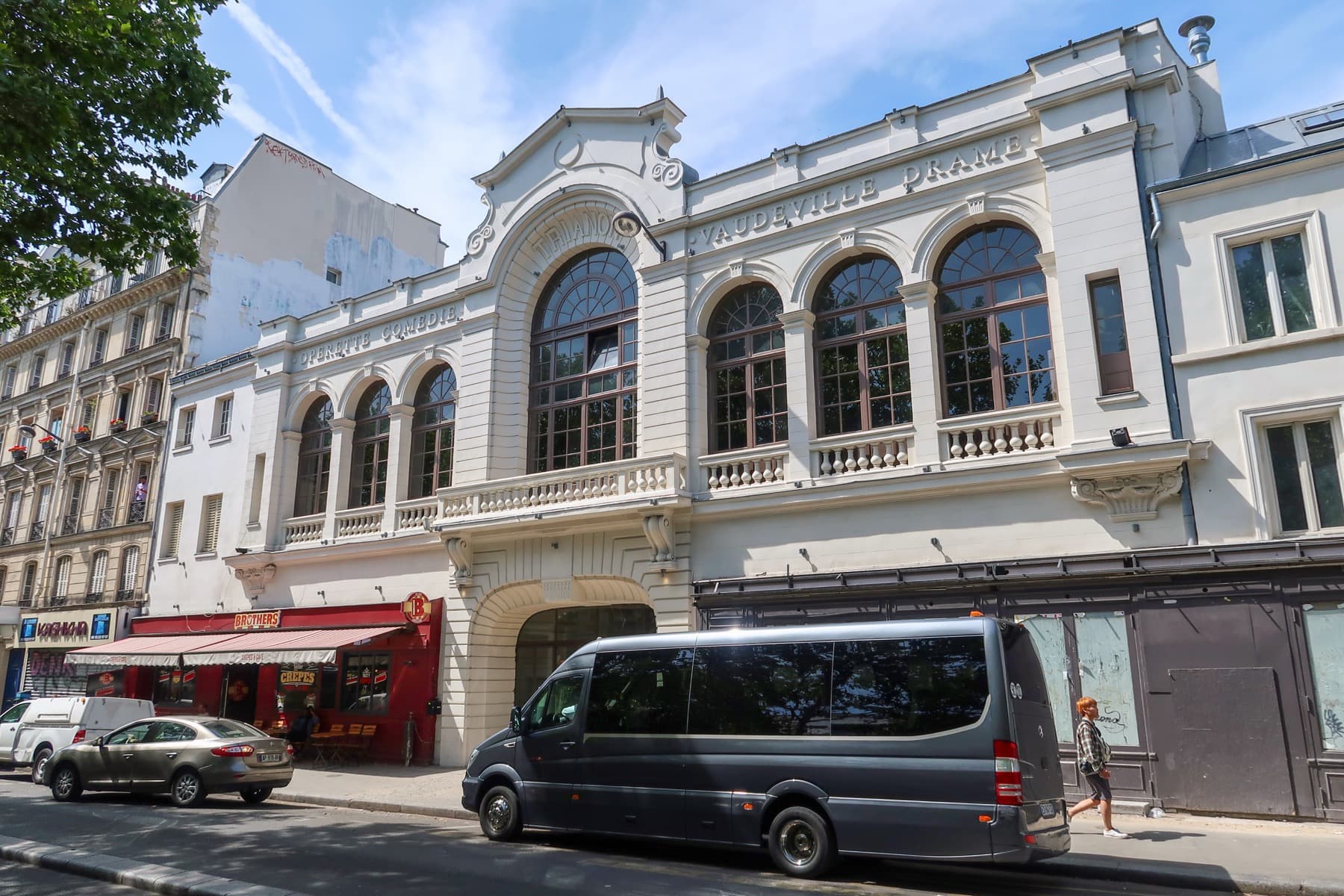 Le Trianon, 80 boulevard de Rochechouart, Paris, photographed in July 2019. MaMA says the theatre hosts MaMA Invent, the innovation strand of its convention.