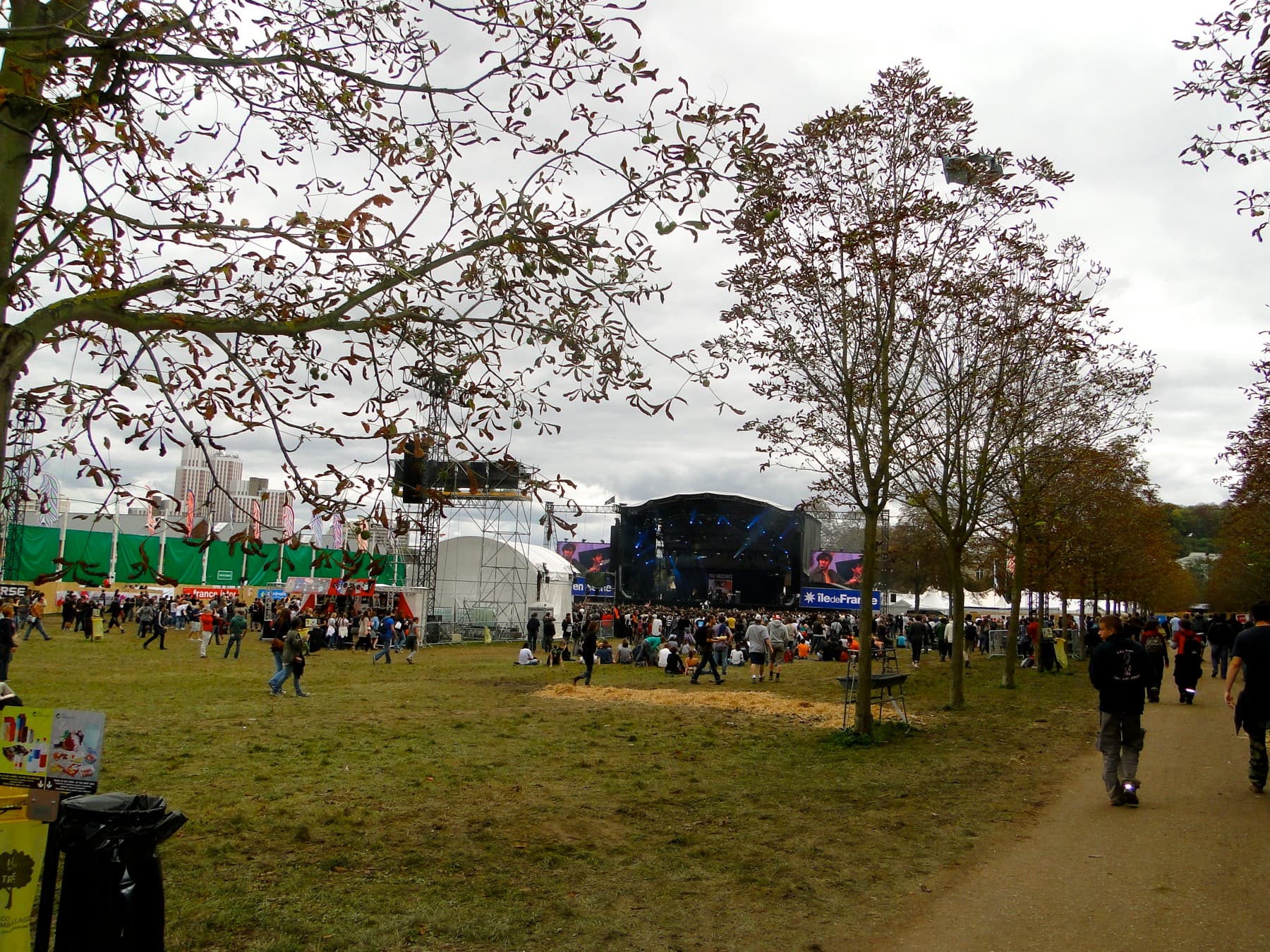 The Grande Scène at Rock en Seine in the Domaine national de Saint-Cloud, photographed in August 2011.