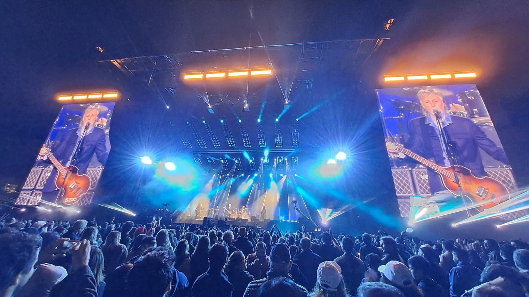Paul McCartney at Estadio GNP Seguros, Mexico City, on 12 November 2024. Pollstar's 2026 mid-year analysis ranked it first among stadiums worldwide for both gross and tickets sold.